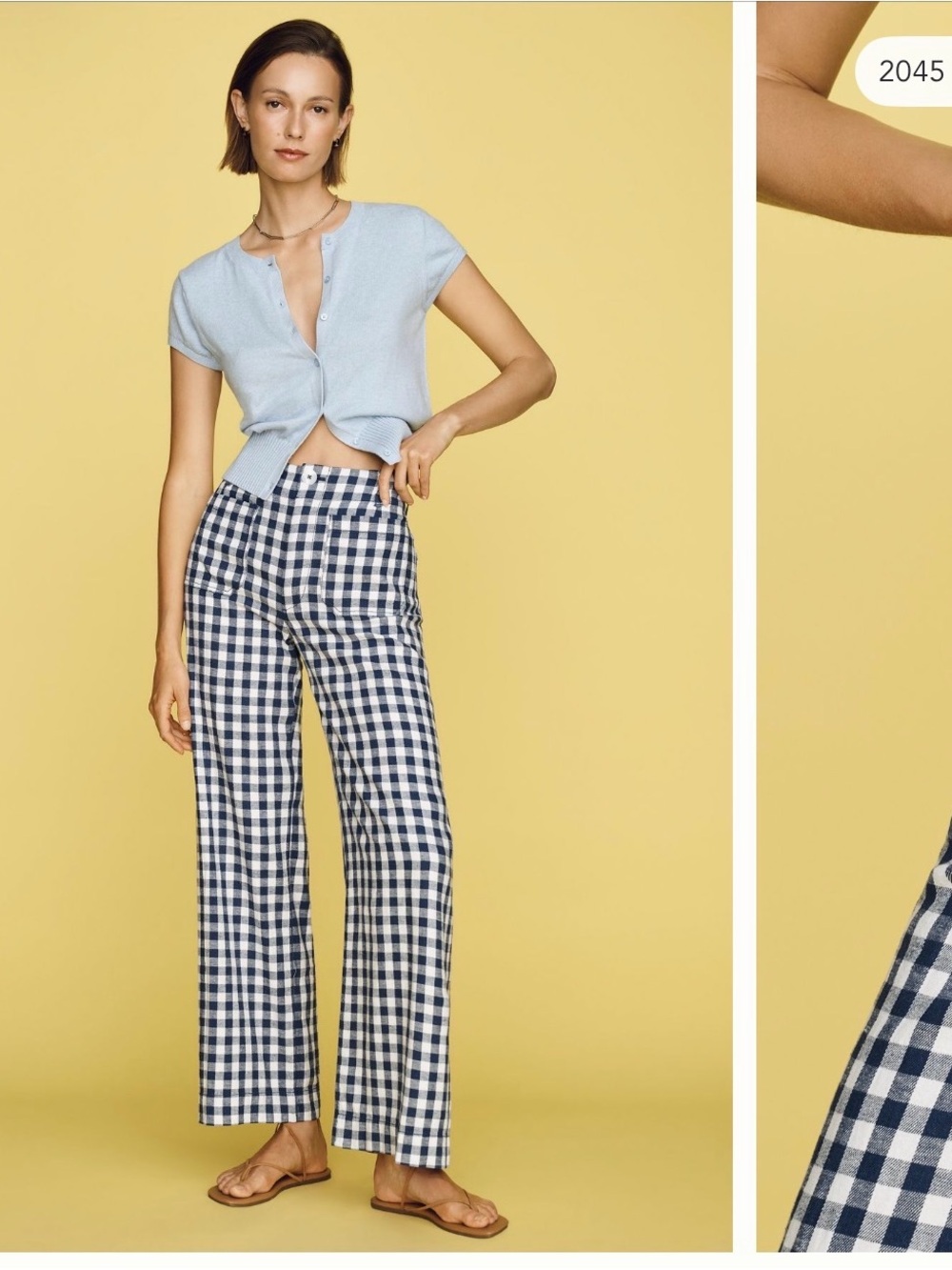 Colette Linen Stretch Wide Leg Pants by Maeve